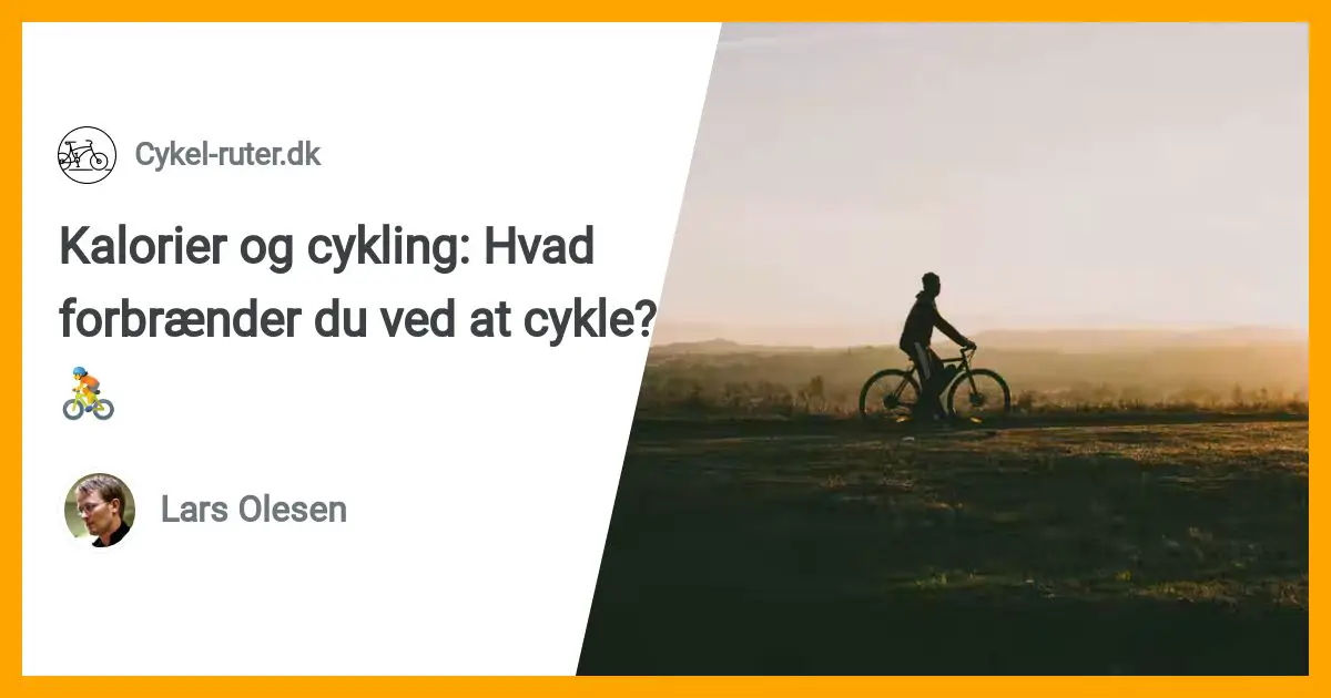 G Gnaven gør det fladt Kalorier og cykling: Hvad forbrænder du ved at cykle? 🚴