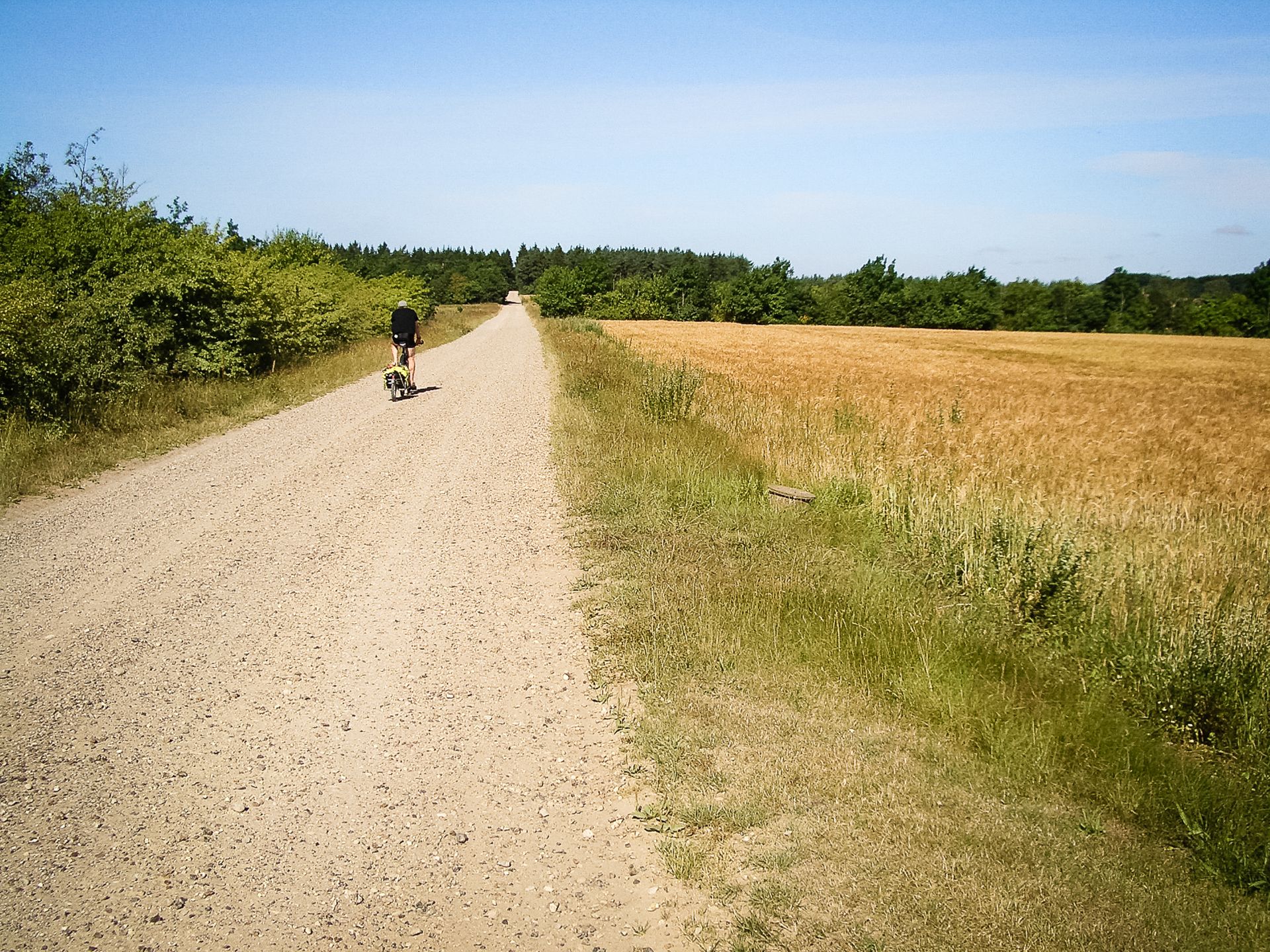 Stemningsbillede fra ruten mellem Bryrup og Skjern